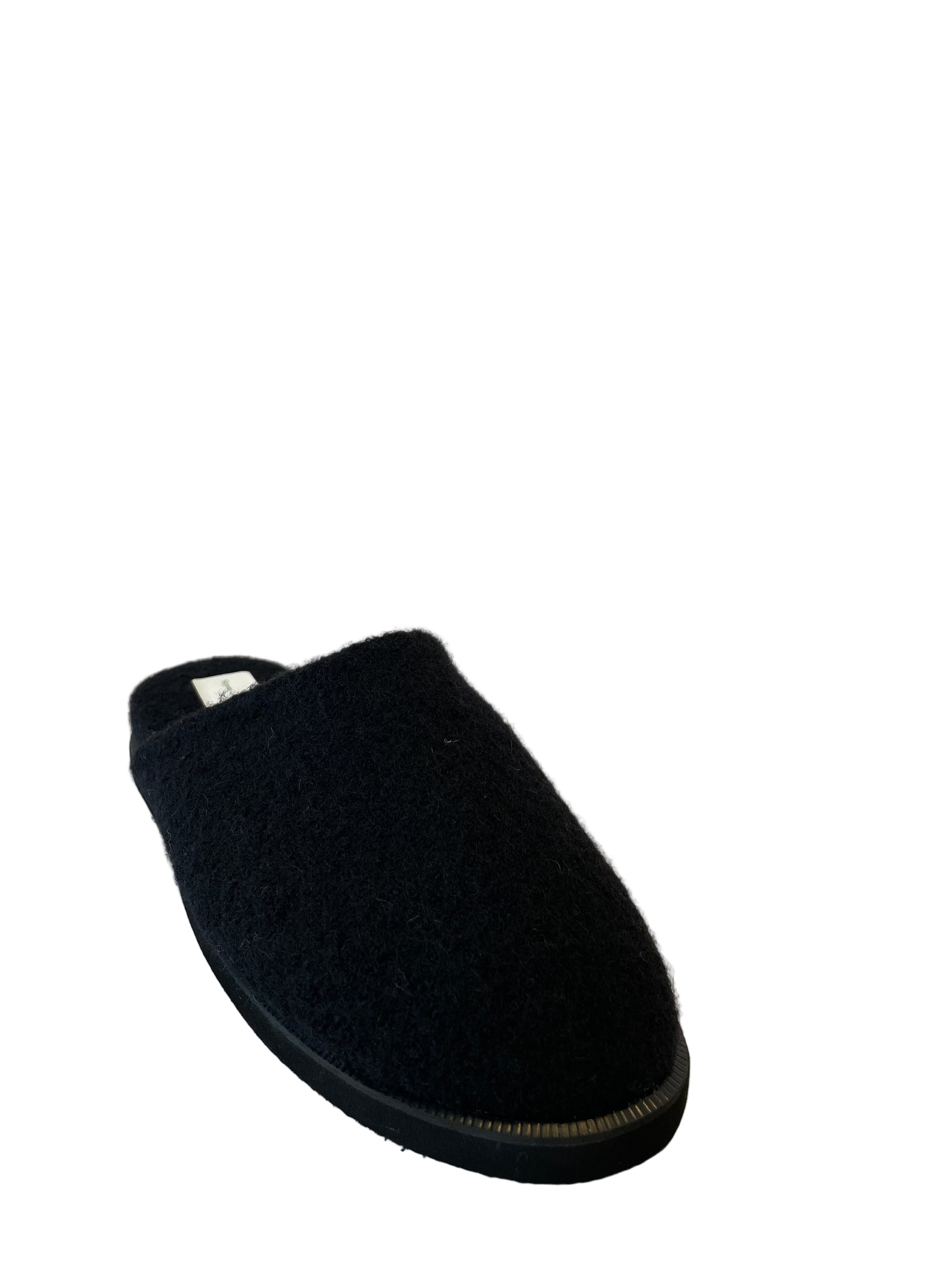 100% boiled wool - Black